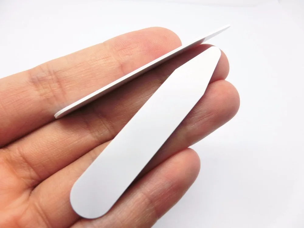 

SHANH ZUN 50-200pcs Plastic Collar Stays Bone For Women Men Formal Dress Shirt Valentine's Day Gift 6 Sizes