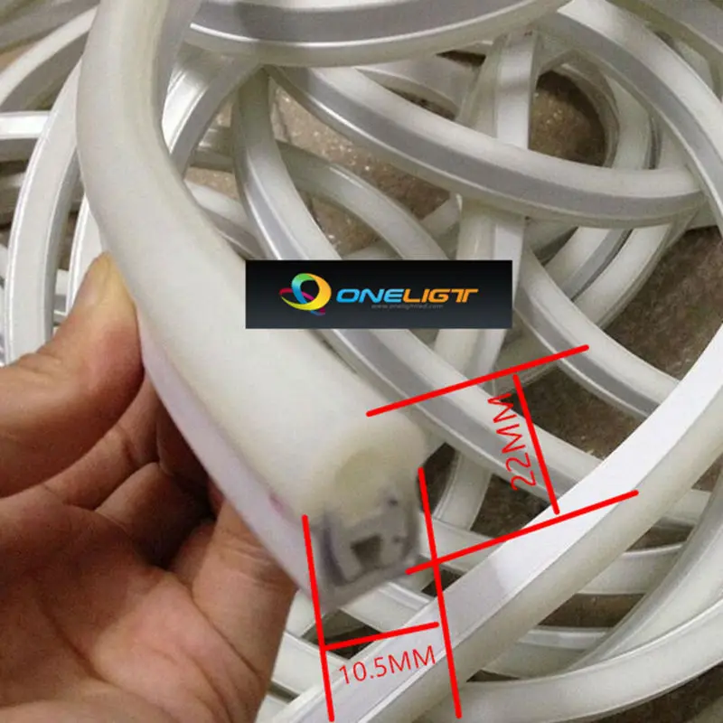 Водонепроницаемый RGB светодиодный неоновый светильник WS2811 IC LED Гибкая неоновая