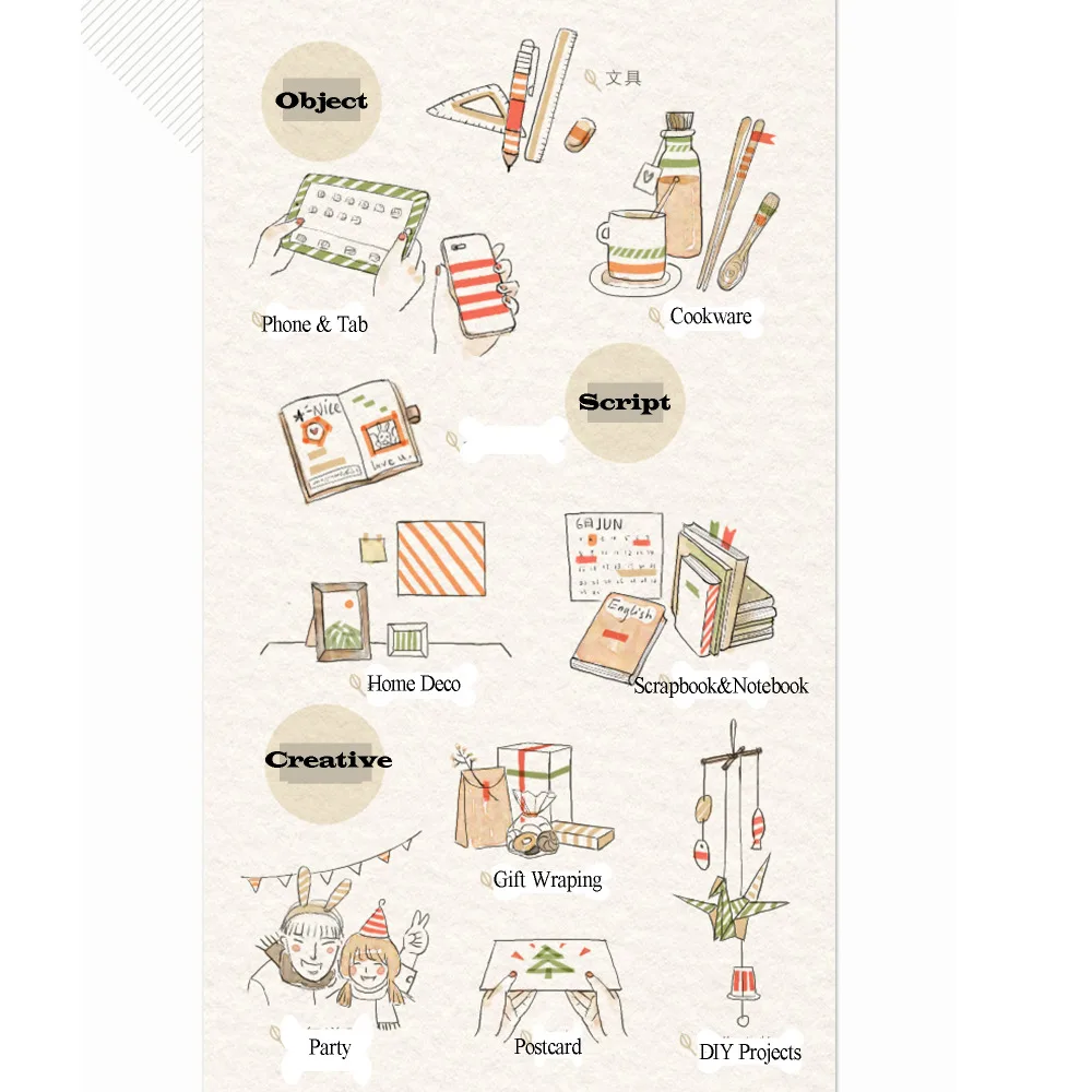 Набор пастельных рисунков в клетку 1 5-дюймовая Васи-лента 2 рулона коробке