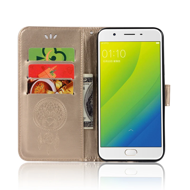 Cusorient высококачественный защитный чехол для OPPO F1S F1 S Модный чехол-кошелек с бумажником и плотный чехол для OPPO A59 чехол для телефона со слотом сумка A59m A59s кожаный бампер чехол