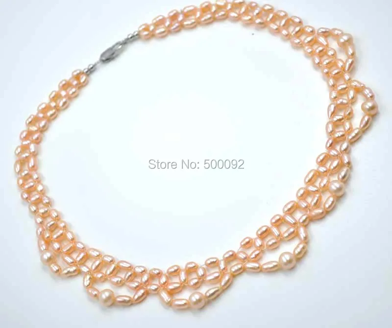 Ожерелье-чокер из натурального пресноводного жемчуга ручной работы | Украшения и