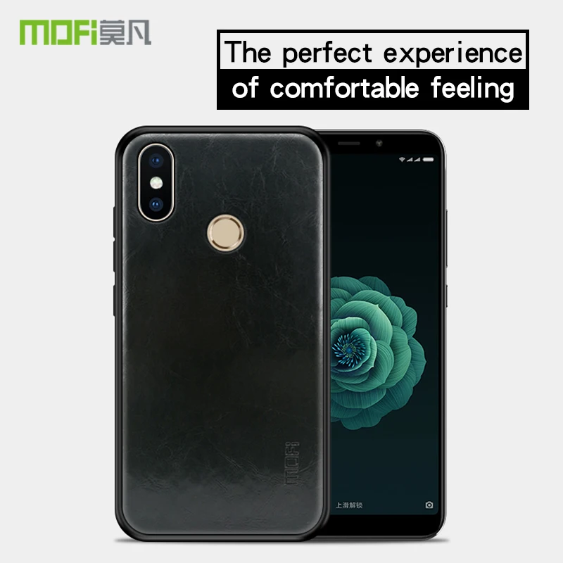 Чехол MOFi из искусственной кожи + ТПУ ПК для Xiaomi mi6x mi 6x чехлы телефонов полная