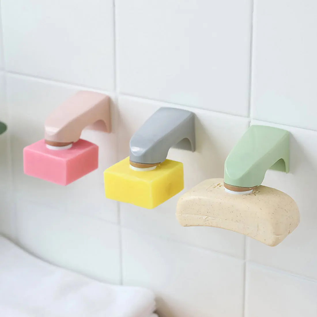 Настенное крепление посуды для ванной мыльницы удобный магнитный держатель мыла