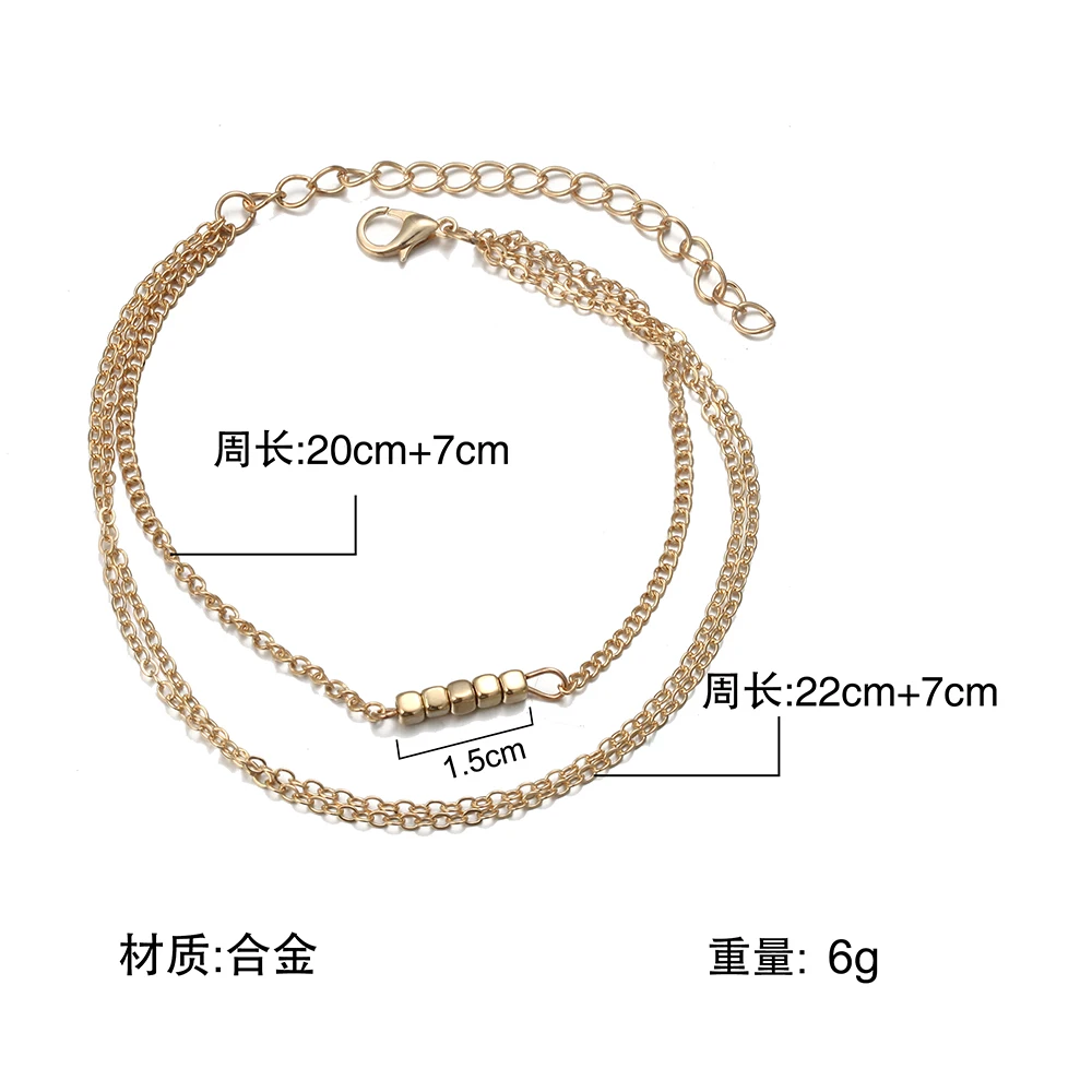 Корейский стиль Женский Браслет геометрические лучшие браслеты друзья Шарм