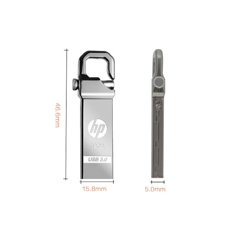 Оригинальный hp usb флэш накопитель 32 ГБ металлическая ручка Гб com frete Бесплатный
