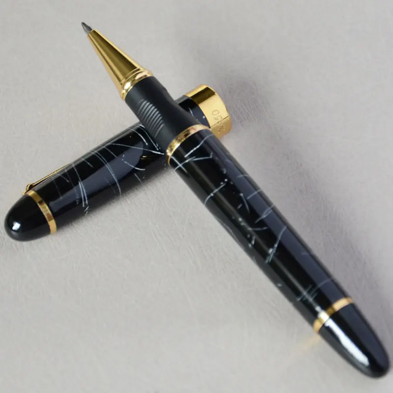 JINHAO X450 серый мрамор и золотой РОЛИК ручка Фиолетовый Синий Розовый Красный коралл белый зеленый черный 21 цветов для выбора JINHAO 450