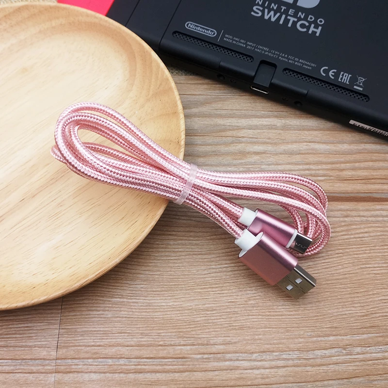 HANNORD Micro USB кабель 2A Быстрая зарядка Micro USB кабель для зарядки данных Syn нейлоновый Кабель Micro-USB в оплетке 1 м 2 м для Android