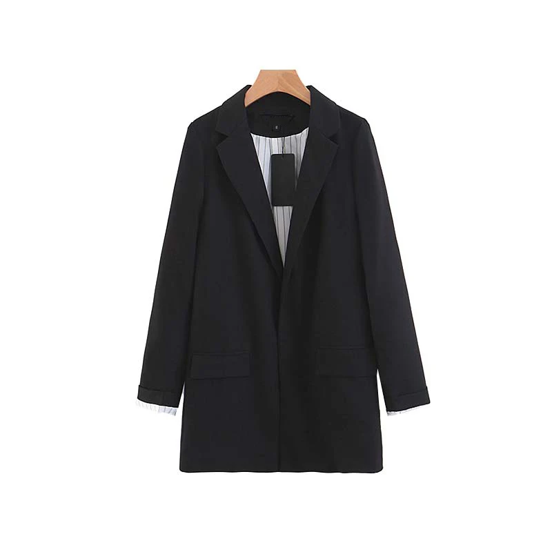 2018 элегантный офисный женский костюм милые цвета блейзер Женское пальто с