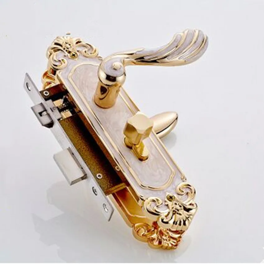 Дверной замок в Европейском стиле деревянная ручка для межкомнатной двери