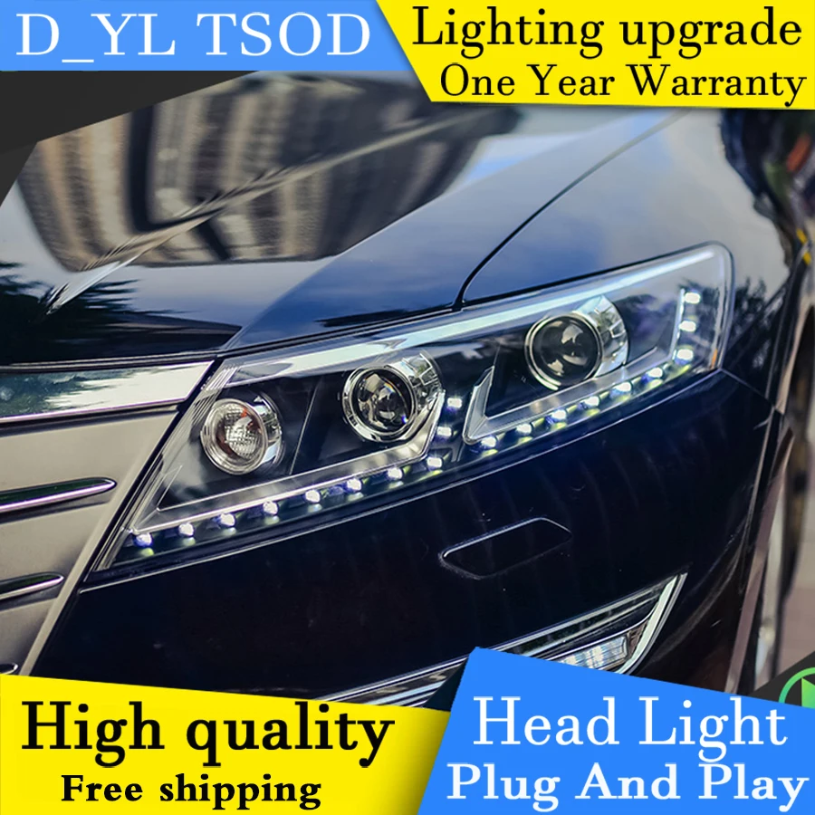 Стайлинга автомобилей головной светильник s для Honda Crosstour 2011 2012 светодиодный