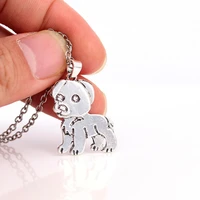 hzew children gift cute pugs dog pendant necklace dog necklaces