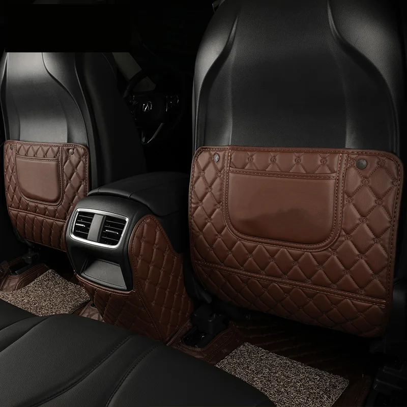 Lsrtw2017 кожа заднего сиденья Amrest коробка анти-kick коврик для Acura CDX RDX TLX-L 2000- 2013