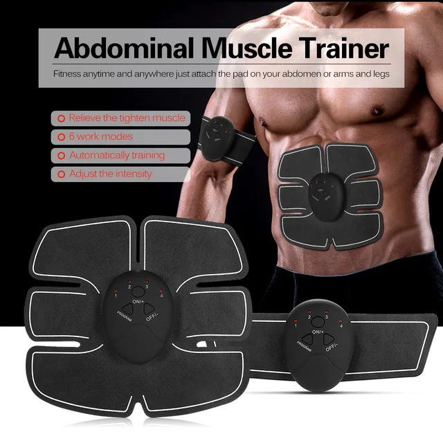 Приспособление для тренировки мускул массажный пояс power fit Вибрация тонкий
