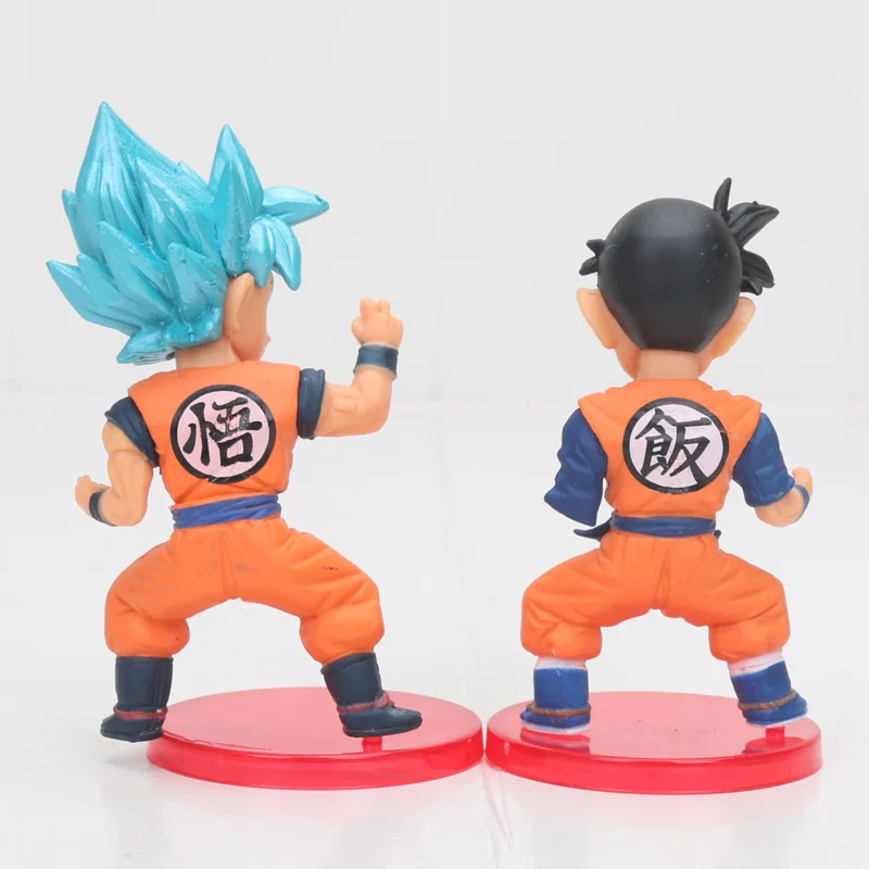 18 шт./лот Dragon Ball Z WCF фигурка Супер Saiyan Goku черный Roze Zamasu vegeta gohan ПВХ фигурка Коллекционная модель игрушки 5-7 см