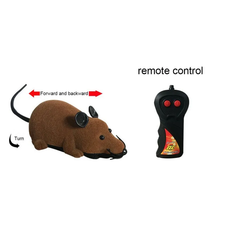 RC Mouse Инфракрасный пульт дистанционного Управление Bionic Worm насекомых Пластик игрушка волшебный жучок мини обманывают шутка животного Хэллоуин день напугать пугать критиками малыш - Цвет: RC Mouse