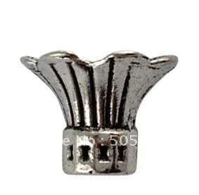 

240 Tibetan Silver trumpet flower Bead Caps A12608