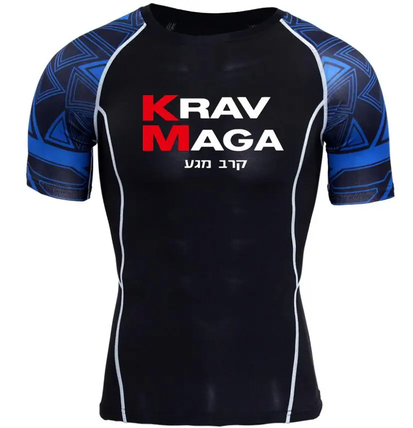 Мужские футболки s Israel krav Maga компрессионные 3D подростковые Трикотажные изделия с