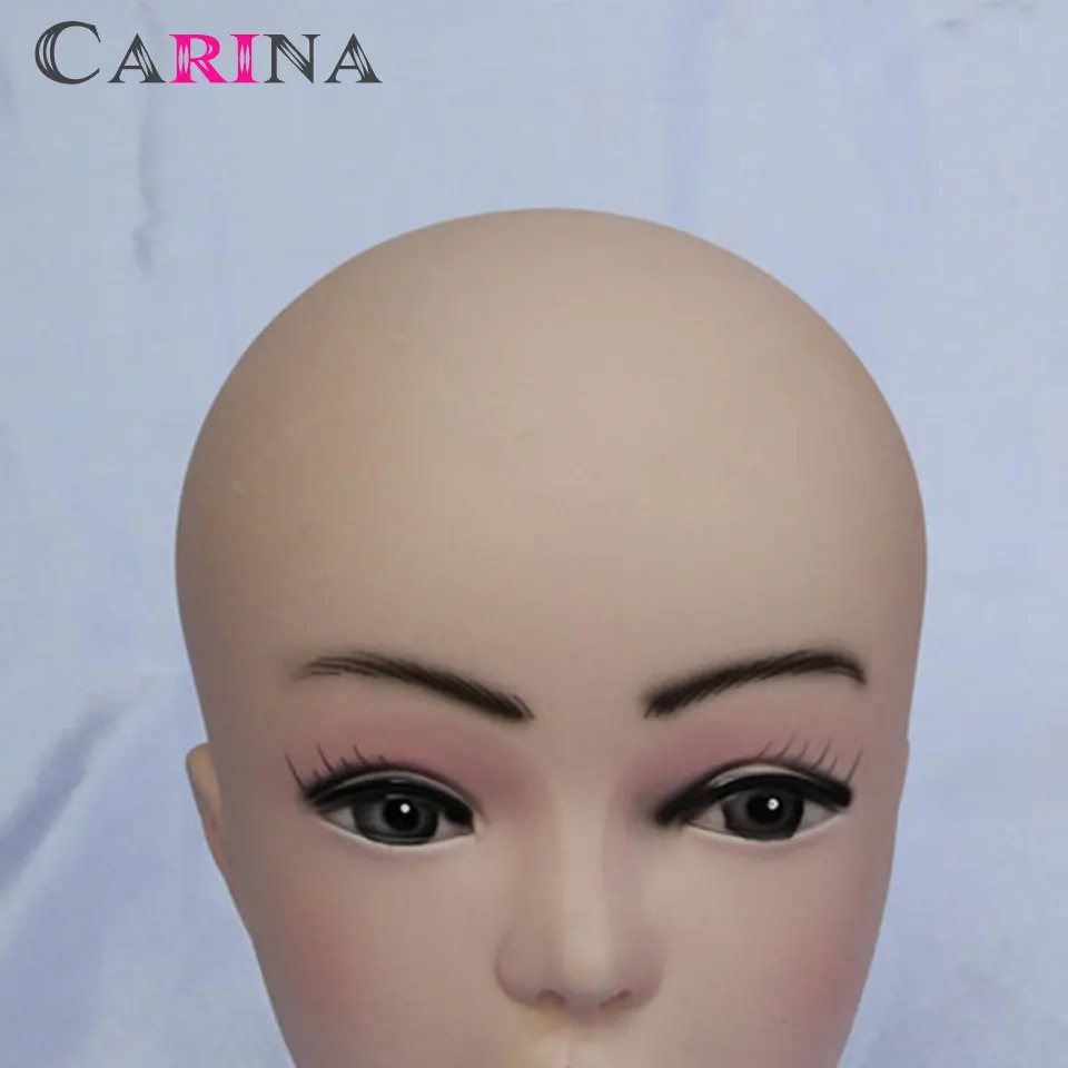 Высококачественный мягкий силиконовый манекен для макияжа тренировки головы