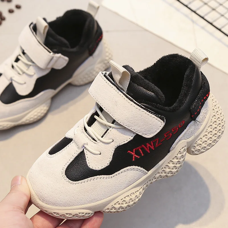 Весна 2019 спортивные детские кроссовки громоздкие модная кожаная обувь для папы