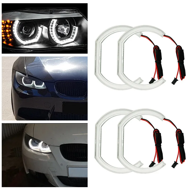 Светодиодный Ангел глаза Halo кольца 3D DTM LCI M4 Стиль Подходит для BMW F30/F35 3 серии 2012 2014