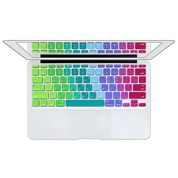 Корейская Клавиатура Защитная крышка для MacBook Air 11 &quot11 6 дюймов A1370 A1465 корейский