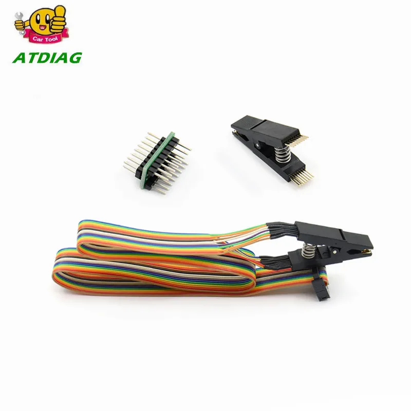 Зажим для тестирования SOP16 SOP SOIC 16soic16 Pin IC тестовый зажим К DIP8 вспышки 25 серий RT809F