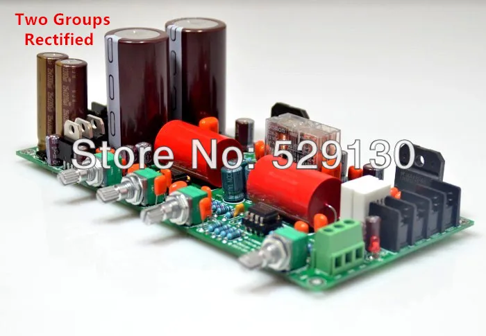 HIFI DIY Kit LM3886 2.0 усилителя тоном защиты спикер регулируется сзади AMP и предусилителя