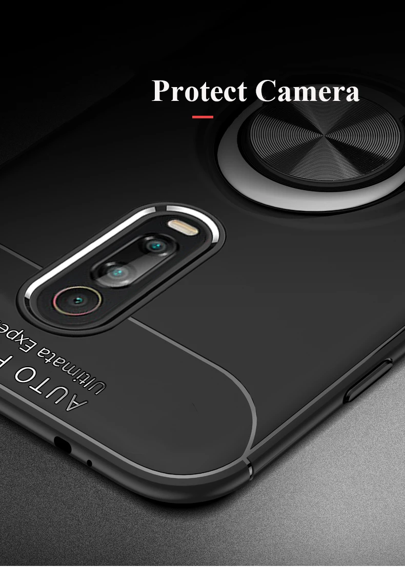MAKAVO для Xiao mi Red mi K20 Pro Чехол mi 9T кольцо держатель мягкий матовый Силиконовый чехол для задней панели чехол для Red mi K30 5G чехол для телефона s