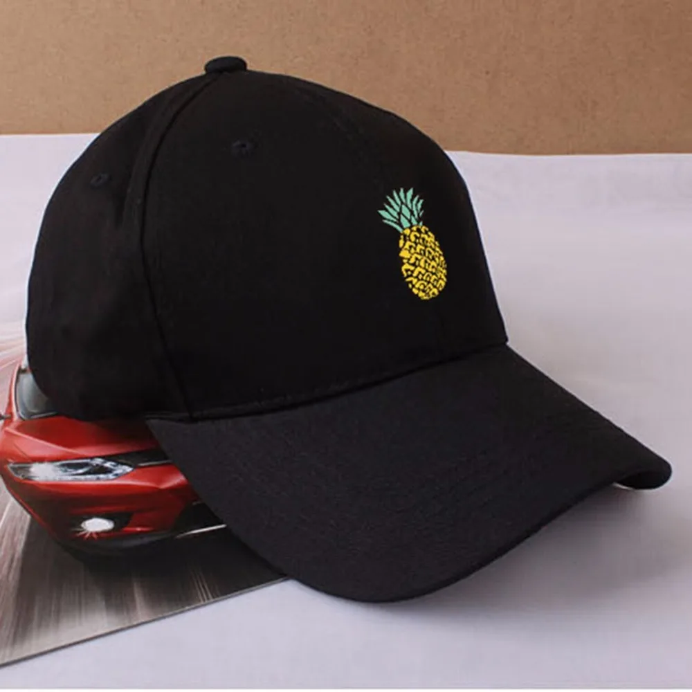 Лидер продаж Весенняя женская кепка с принтом ананаса мужская летняя бейсболка