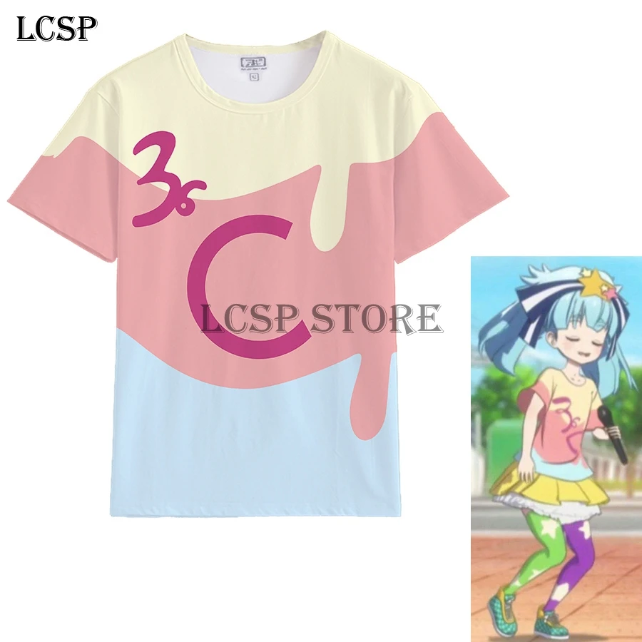 LCSP японское аниме зомби LAND Сага хошикава Лилия Косплей же Топ футболка костюм