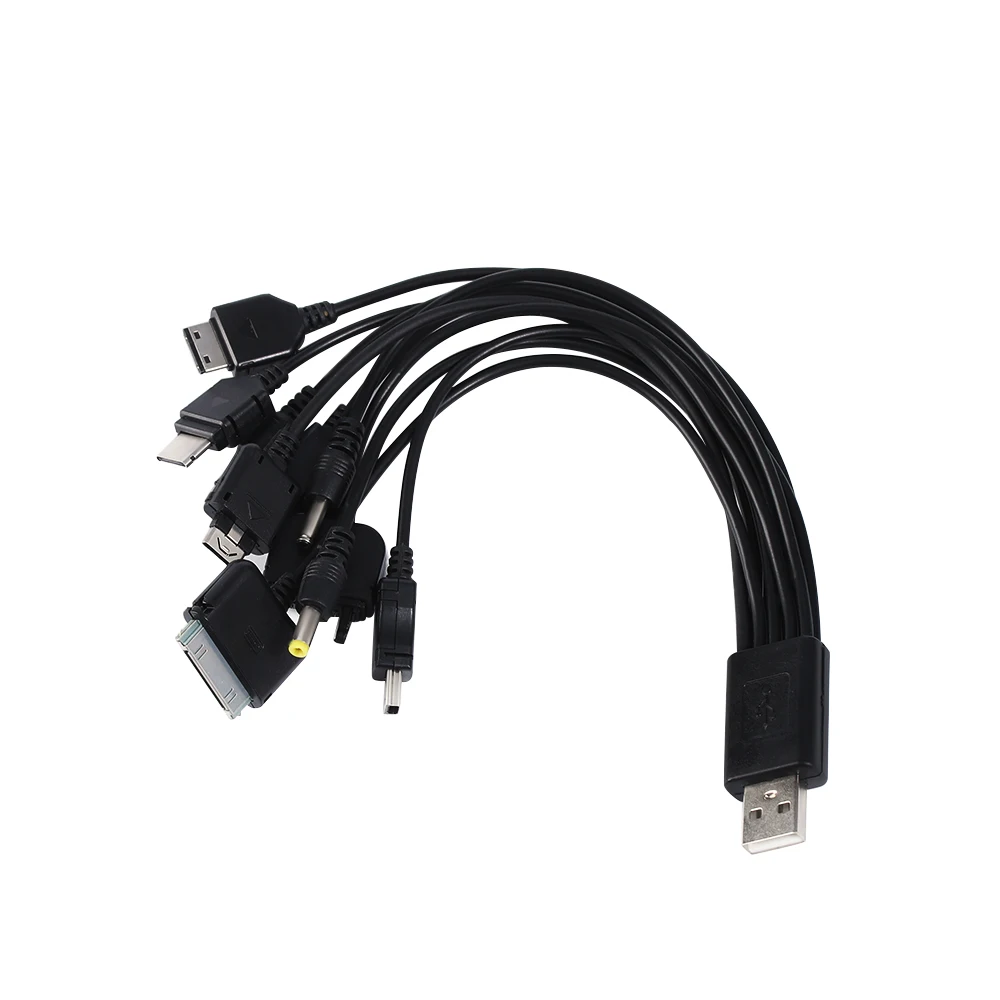 1 шт. 10 в 1 Зарядное устройство USB кабель для iPod Motorola Nokia samsung LG sony Xiaomi Ericsson K750 Бытовая электроника кабели для передачи данных