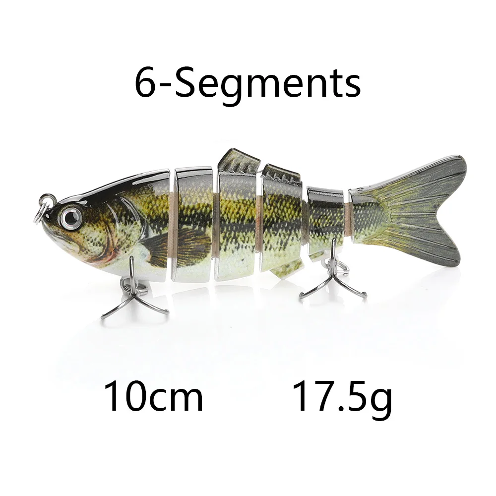 C-4 VTAVTA, 10 см, 20 г, воблеры для рыбалки, 6 сегментов, Swimbait, рыболовные приманки, кренкбейт, Мульти соединенная жесткая приманка, искусственная приманка, приманка для рыбы - Цвет: C-4