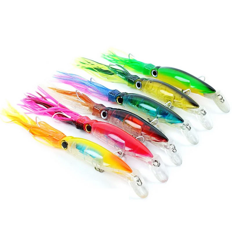 Рыболовные приманки 6 шт./лот 14 см 40 г для морской рыбалки материал искусственные