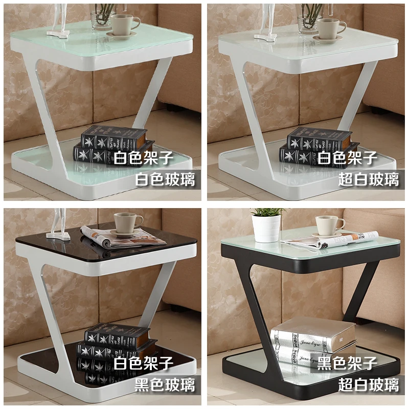 Модные журнальные столики Луи из закаленного стекла для гостиной креативный
