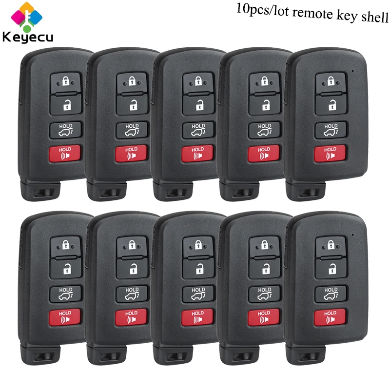 KEYECU 10 шт./лот сменный смарт пульт дистанционного управления чехол для
