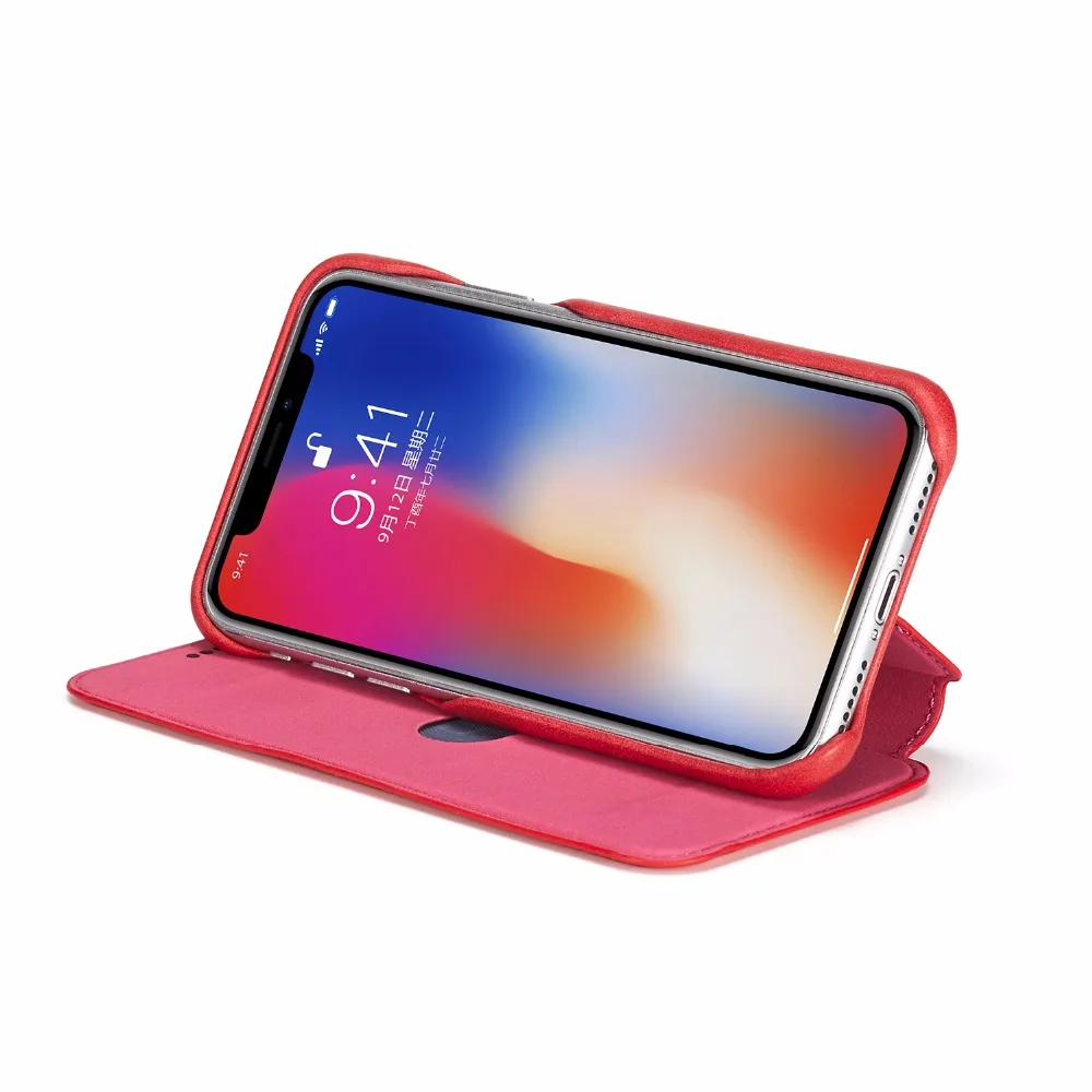 В ретро-стиле для Айфон 11 Pro Max 6,5 6,1 5,8 Xs Max XR Чехол-книжка с подставкой из искусственной кожи с отделениями для карточек роскошный Бизнес кожаный бумажник