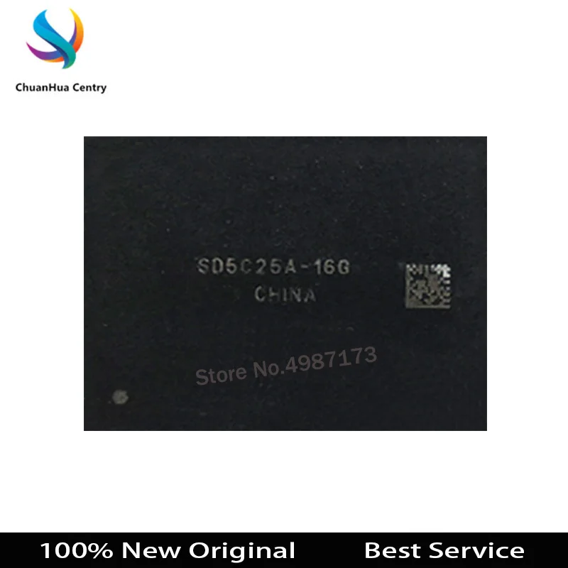 

1 pcs 100% New SDIN5C25A-16G SD5C25A-16G BGA Original In Stock SDIN5C25A-16G Bigger Discount for the more quantity