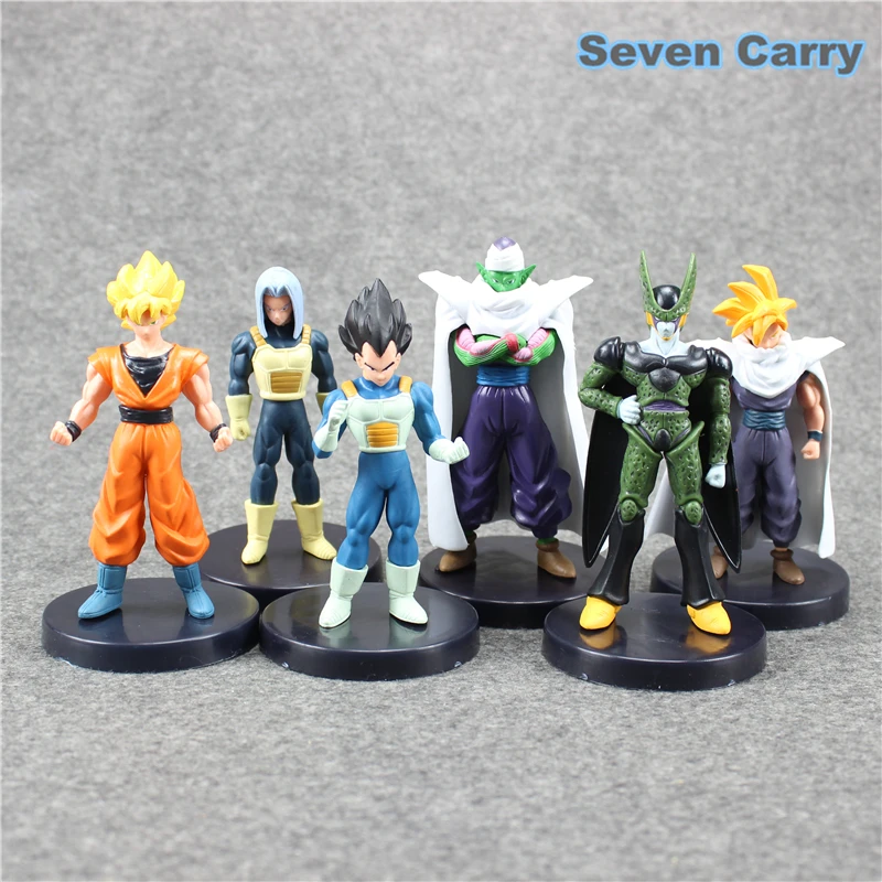 Новый 6 шт./компл. аниме DBZ Драконий жемчуг Z Сон Гоку Супер Saiyan фигурку жемчуг: