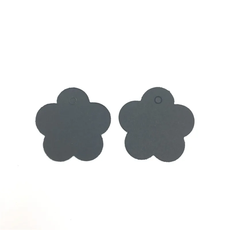 100 шт./лот белый черный коричневый крафт бумага бирки сделай сам мини этикетка для