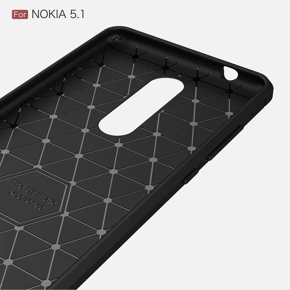 Ударопрочный полный Чехол для Nokia 5 1 2018 бампер чехол TA-1088 TA-1081 TA-1075 текстура
