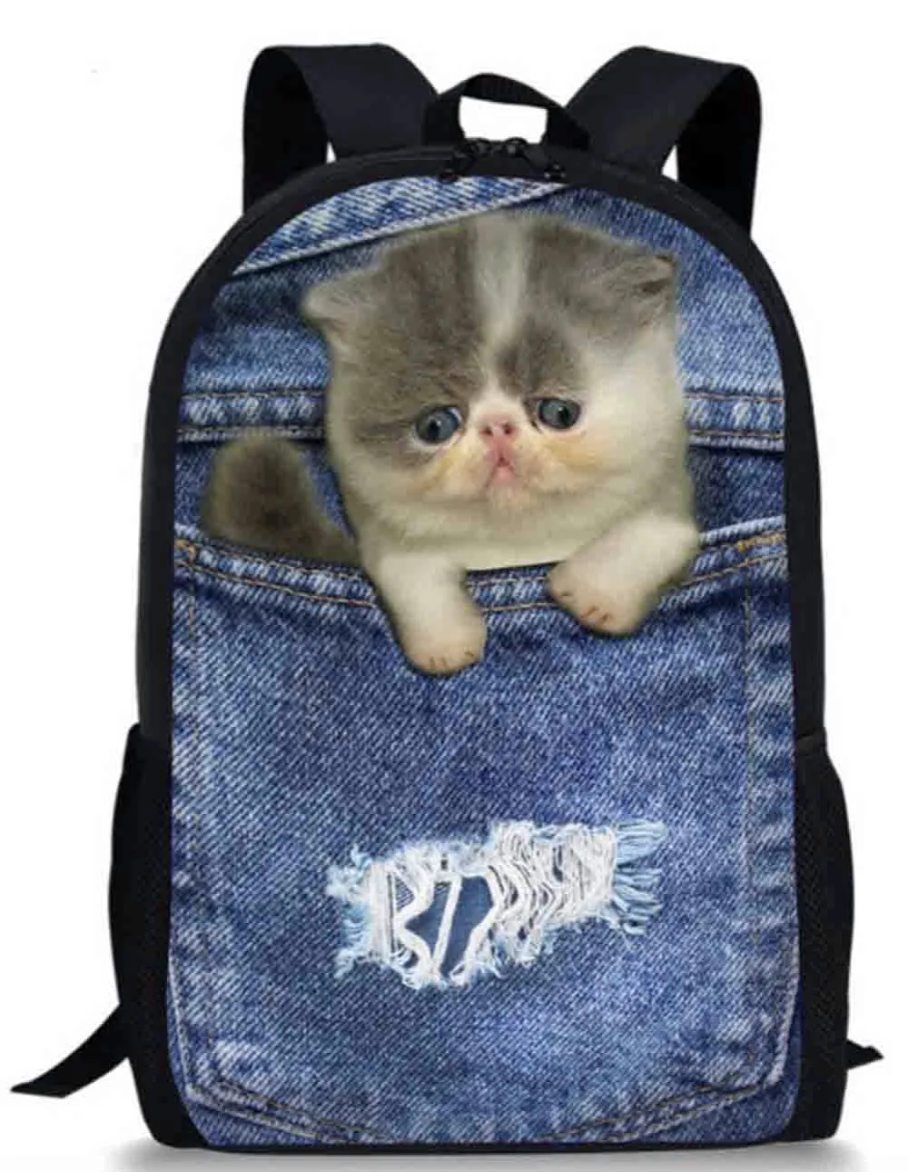 Плечевой рюкзак Joyloading для студентов креативный школьный ранец в джинсовом стиле