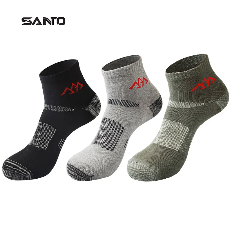 SANTO 1 пара S002 спортивные мужские хлопковые носки для велоспорта спиннинга