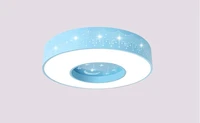 round star childrens room ceiling lamp led room lamp boy bedroom lamp warm girl simple remote control lamp