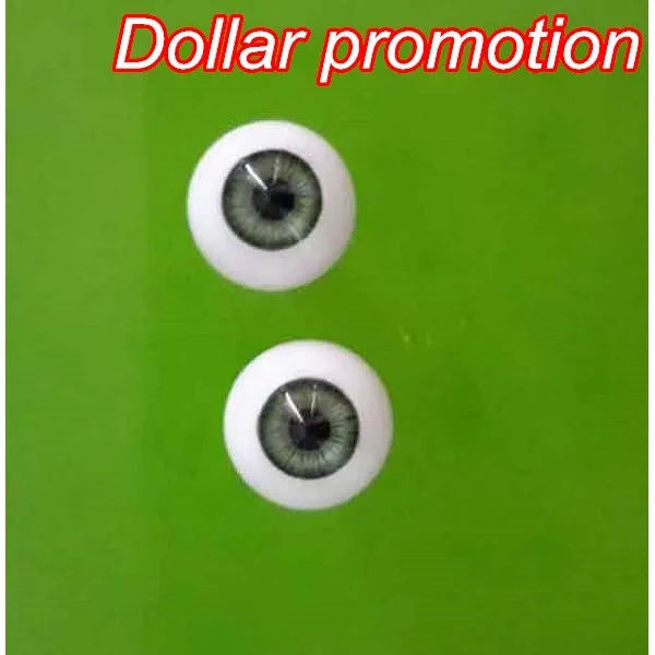 Топ продаж 16 шт./лот (8 пар) разноцветные круглые глаза 14 мм акриловые reborn doll EYES bjd
