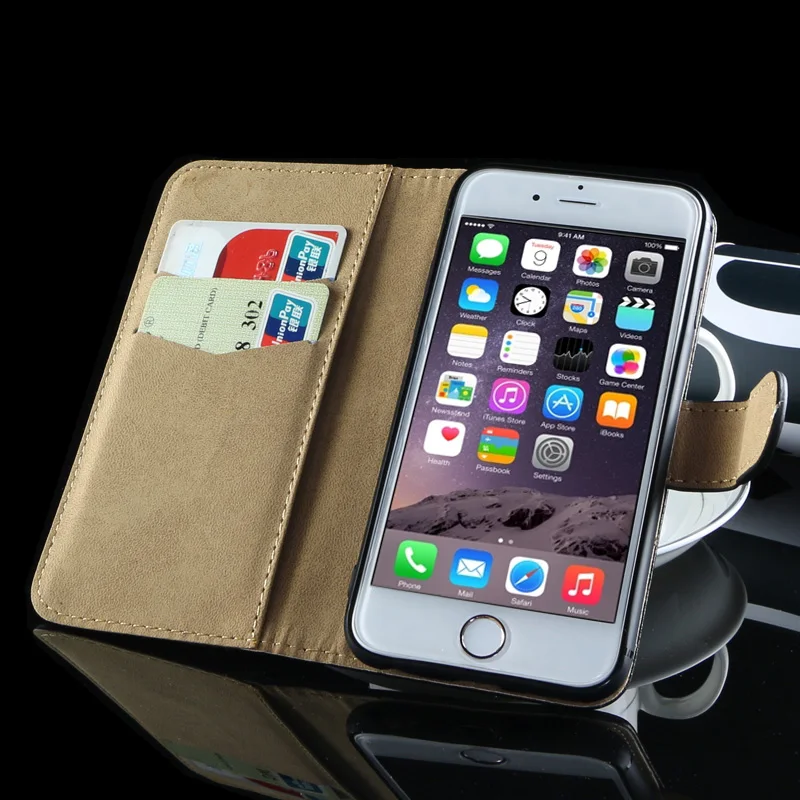 Винтажный чехол-книжка с подставкой Роскошный чехол из искусственной кожи для