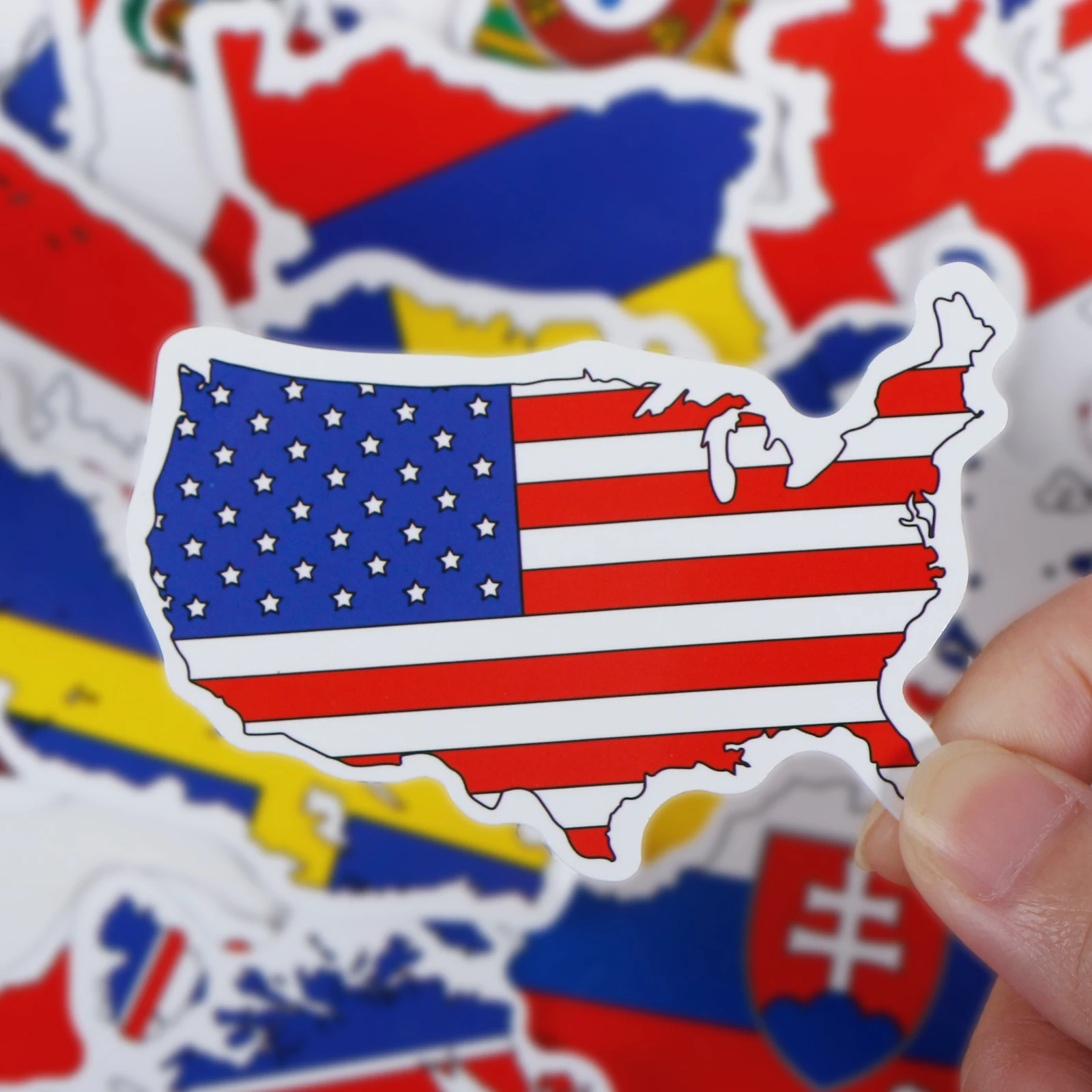 50 шт. национальная наклейка с изображением флагов игрушки для детей страны карта