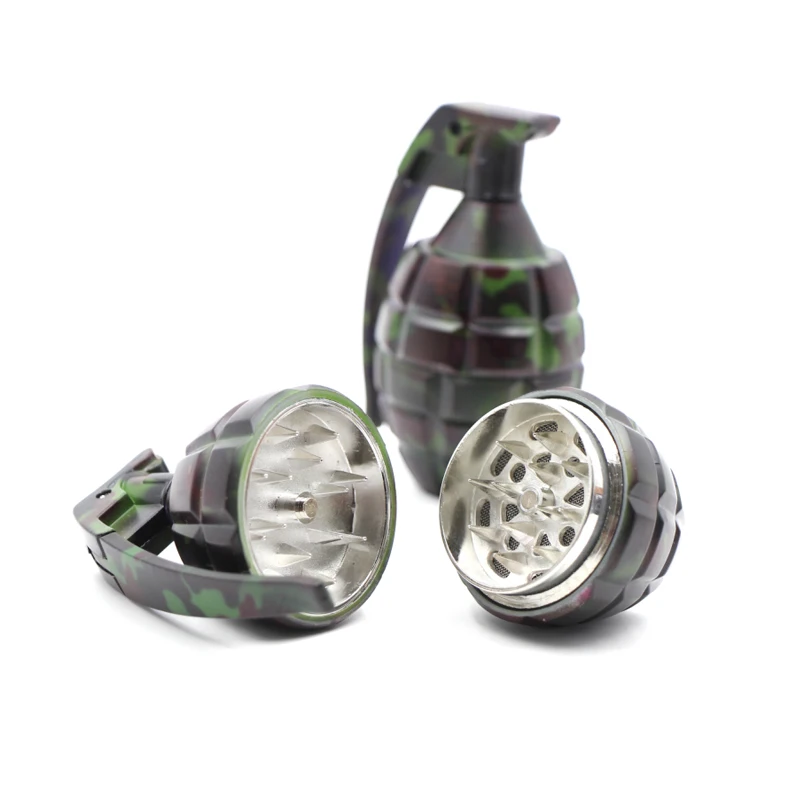 Новый Камуфляжный измельчитель для трав табака дыма специй ручная граната