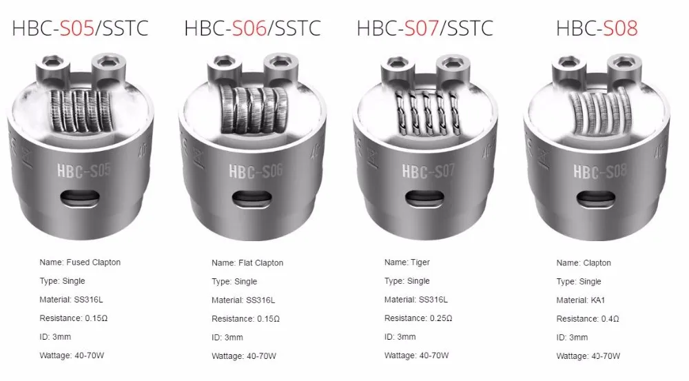 Оригинальная катушка ручной сборки Geekvape HBC для бака Eagle Sub Ohm|coil ohm|sub ohm coilohm coil |