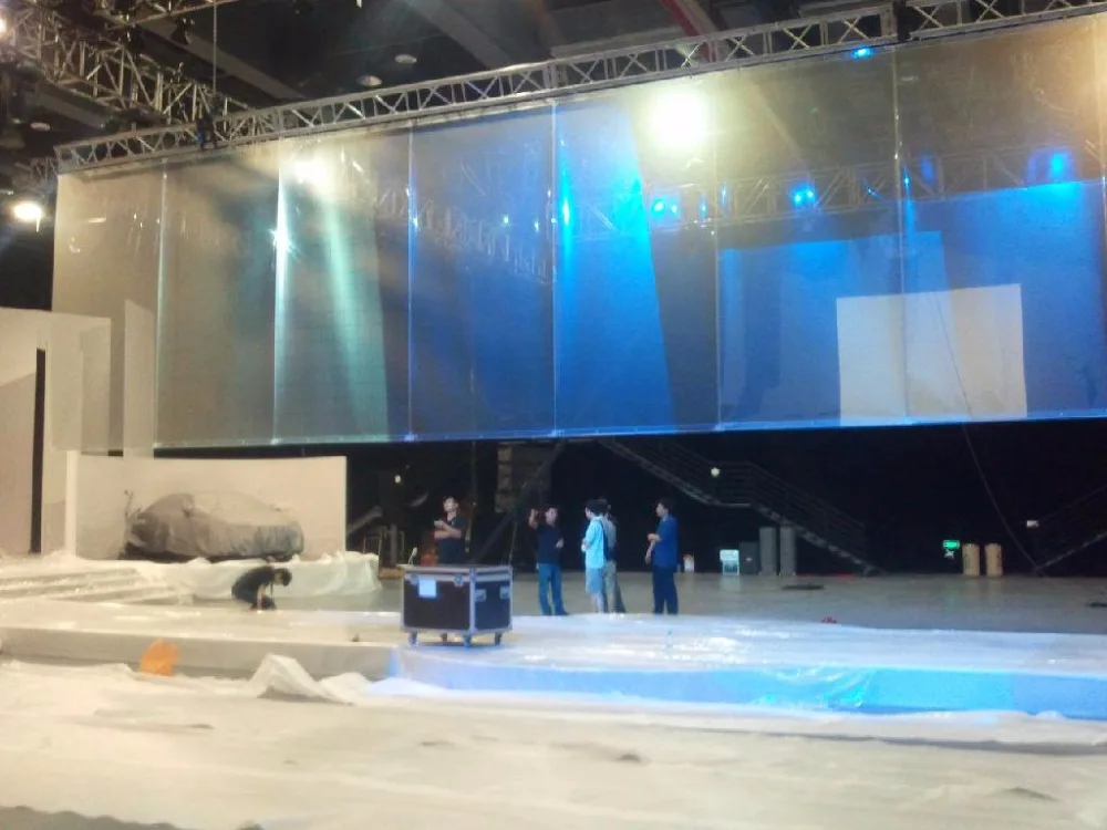 1.524m*0.6m Self adhesive holographic screen film,best holographic rear projection screen foil for display advertising
1.524m*0.6m Self adhesive holographic screen film,best holographic rear projection screen foil for display advertising