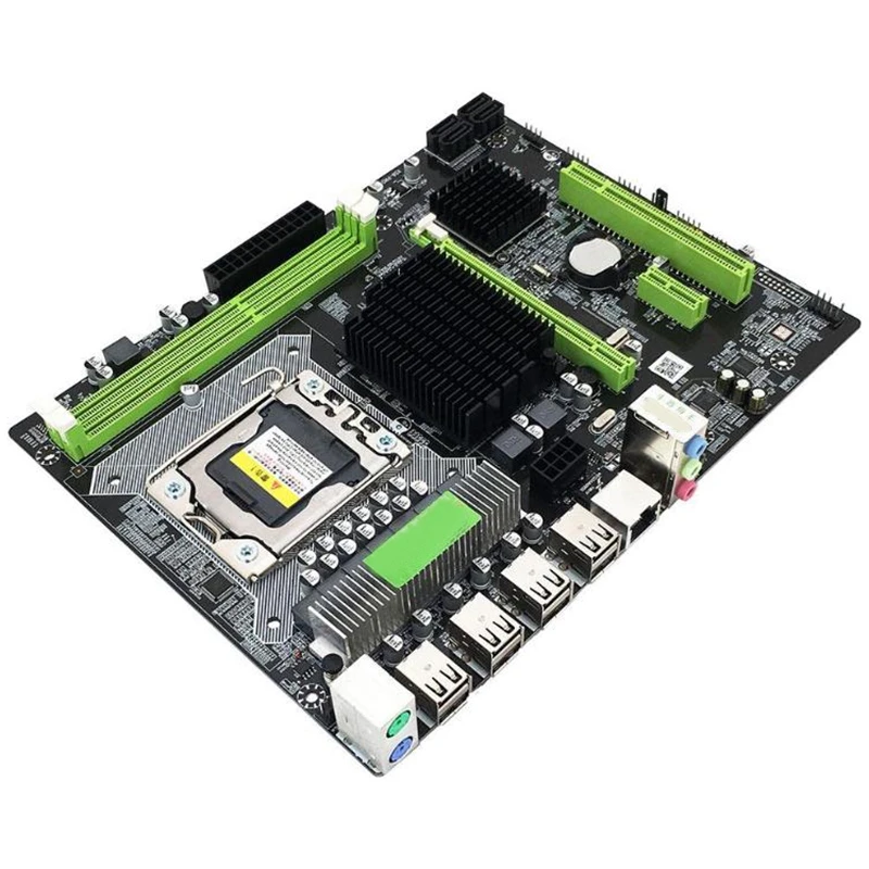 X58 Pro Lga 1366 гнездо для рабочего стола материнской платы с Ddr3 E5502 L5506 W3503 Ec3539 Lc3528 2Xddr3